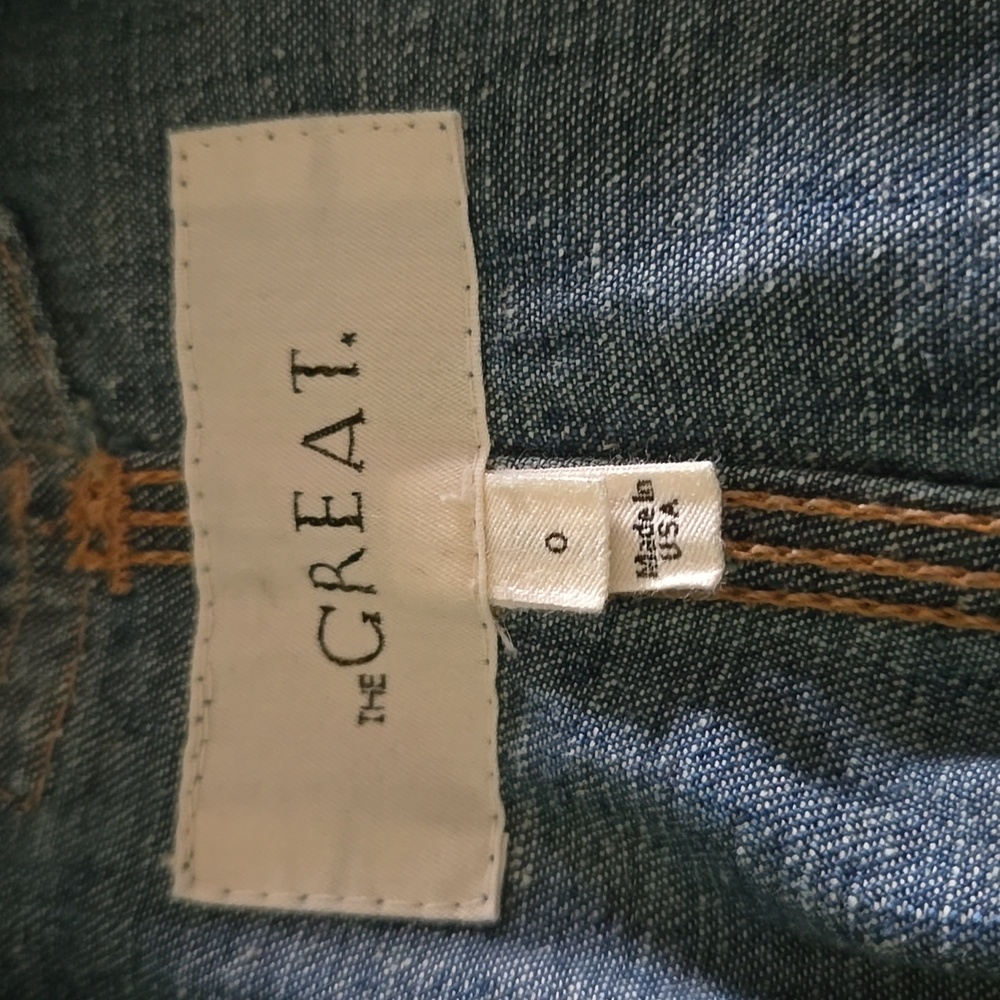 THE GREAT. Overalls Sz 0 - Picture 7 of 9